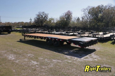 New PJ Trailers 8.5x28 Deckover Equipment Trailer