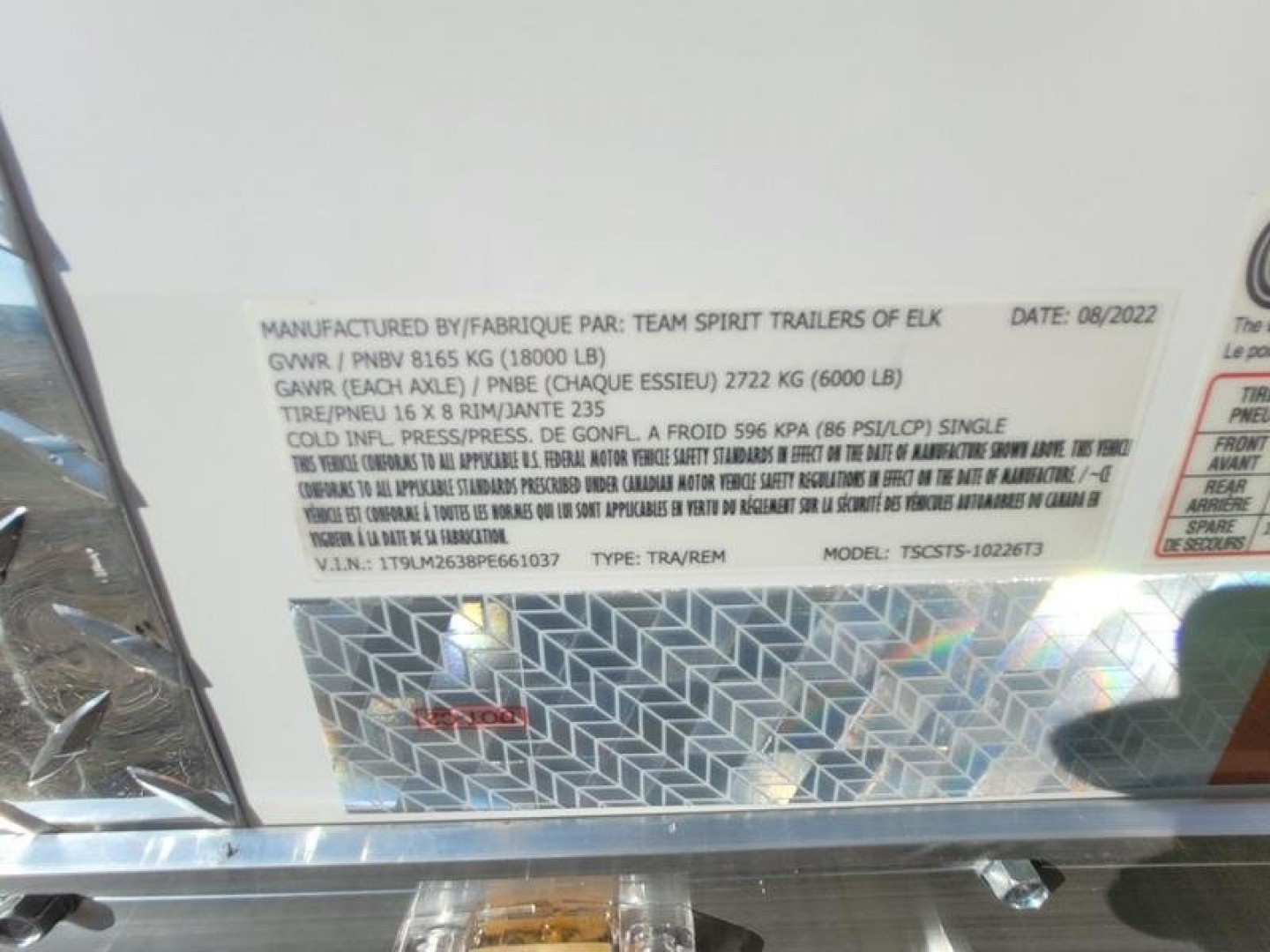 New 2023 8.5x26 Team Spirit Stacker