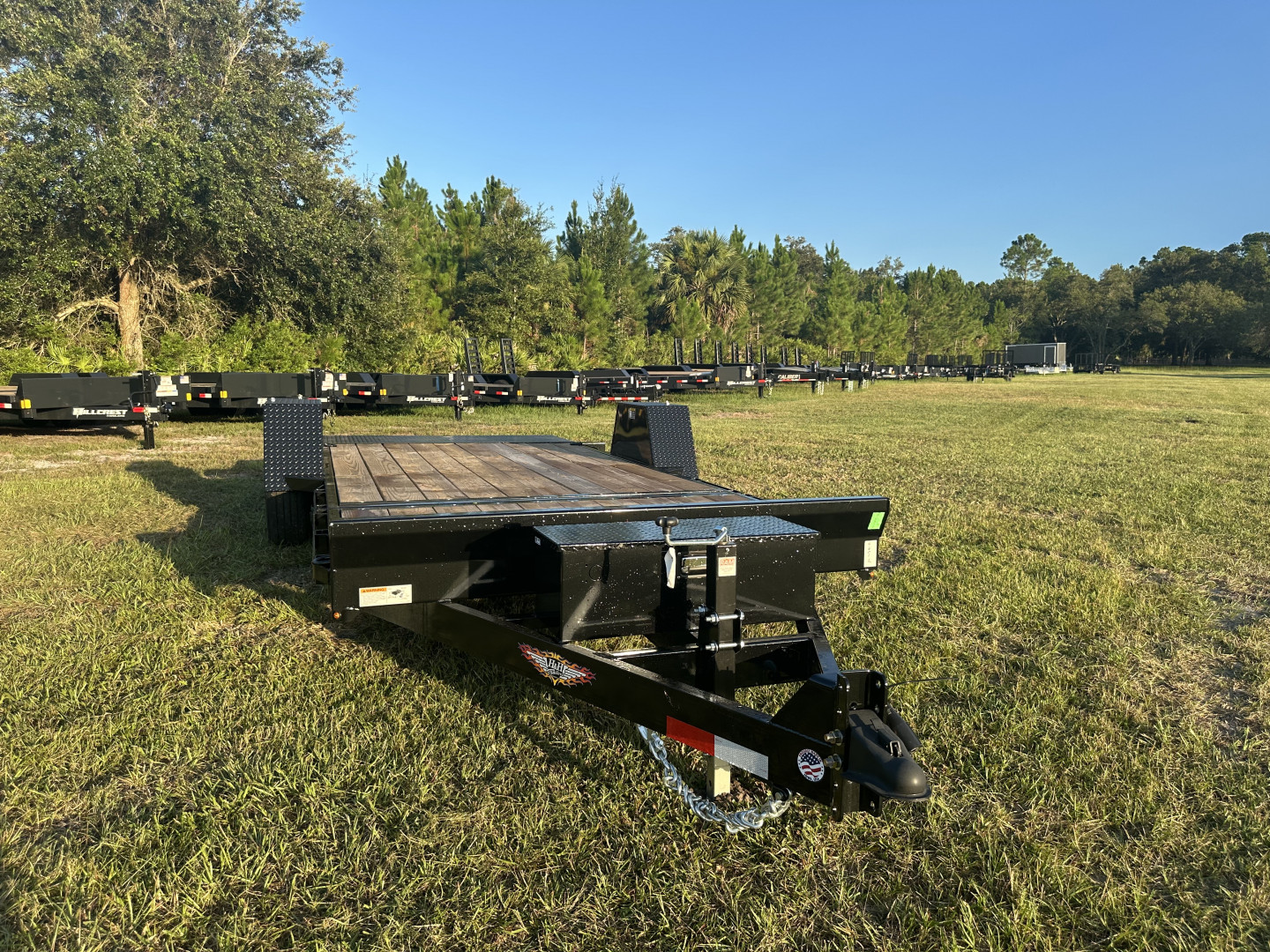 New 2026 H&H Trailers 78X12+4 Single Axle Gravity Tilt 7.8K Equipment Trailer