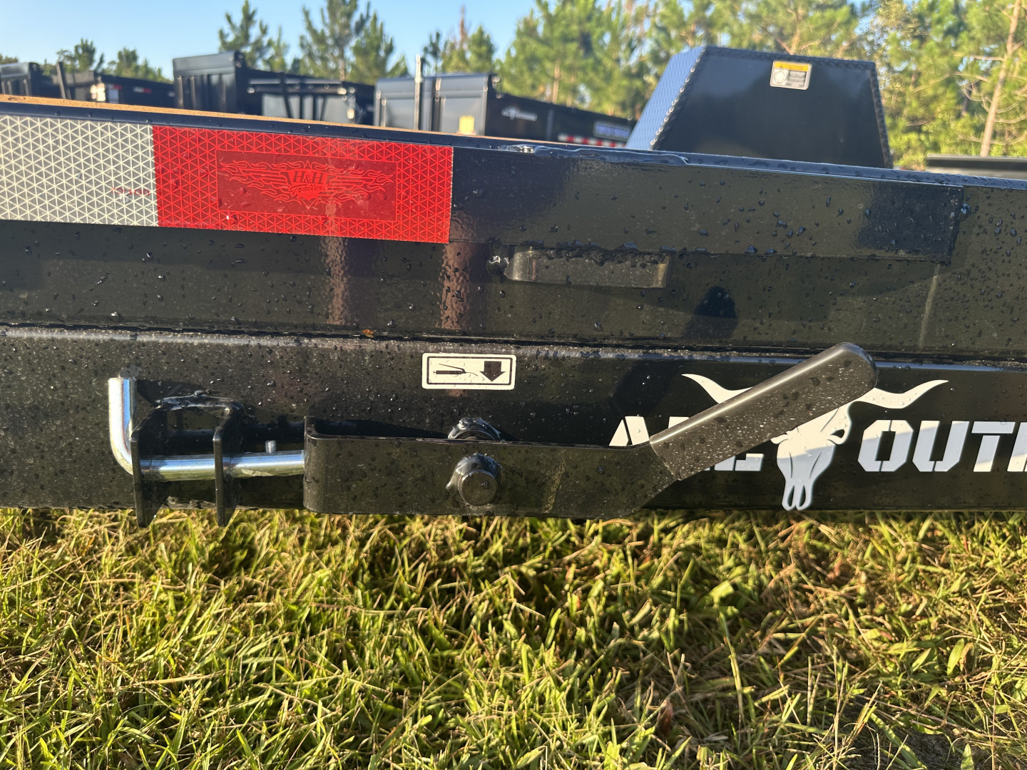 New 2026 H&H Trailers 78X12+4 Single Axle Gravity Tilt 7.8K Equipment Trailer