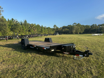 New 2026 H&H Trailers 78X12+4 Single Axle Gravity Tilt 7.8K Equipment Trailer