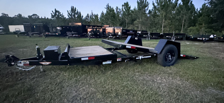 New 2026 H&H Trailers 78X12+4 Single Axle Gravity Tilt 7.8K Equipment Trailer