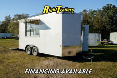 New 2023 8.5x16 Continental Cargo Concession Trailer GANS8.516TA3