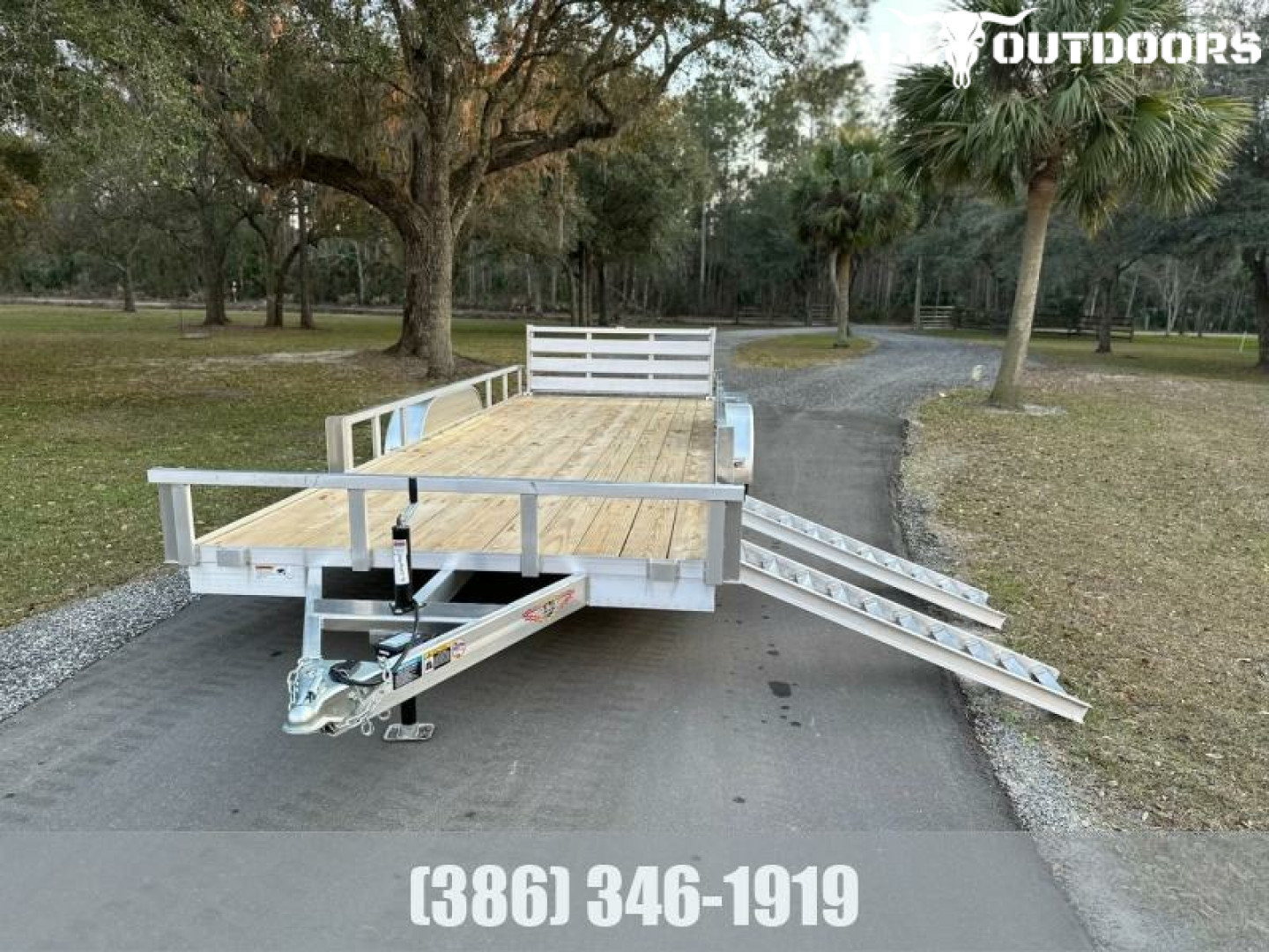 New 2026 H&H Trailers H8220TRSAV-070 (82" x 20' 7k) ATV Trailer