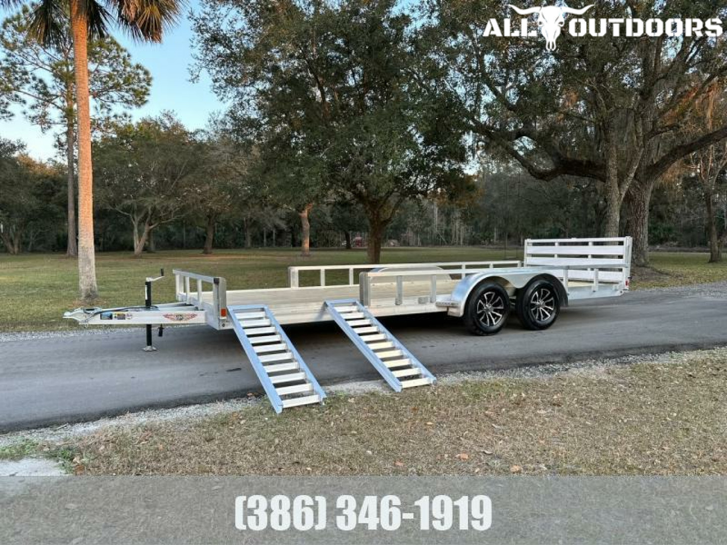 New 2026 H&H Trailers H8220TRSAV-070 (82" x 20' 7k) ATV Trailer