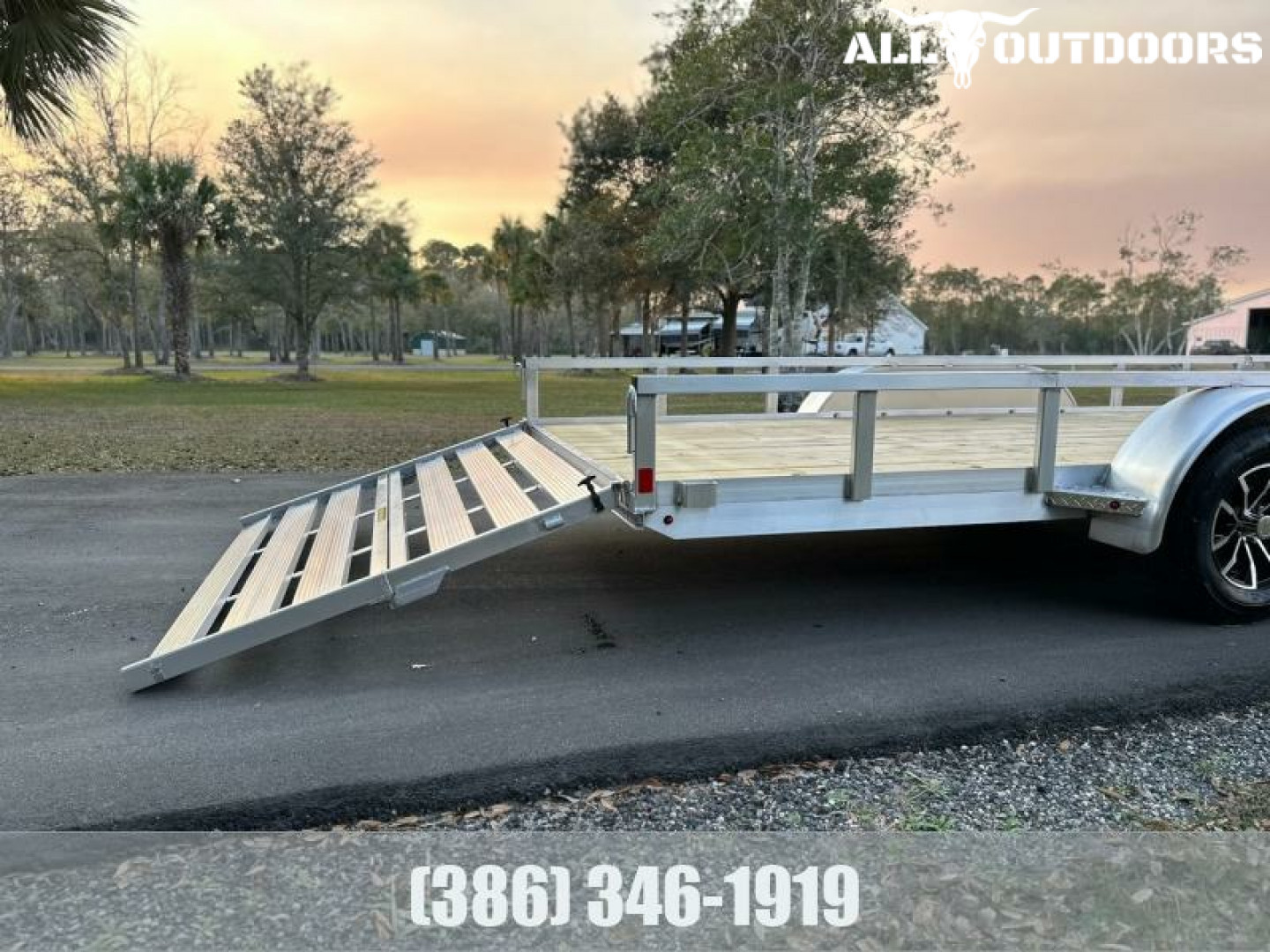 New 2026 H&H Trailers H8220TRSAV-070 (82" x 20' 7k) ATV Trailer