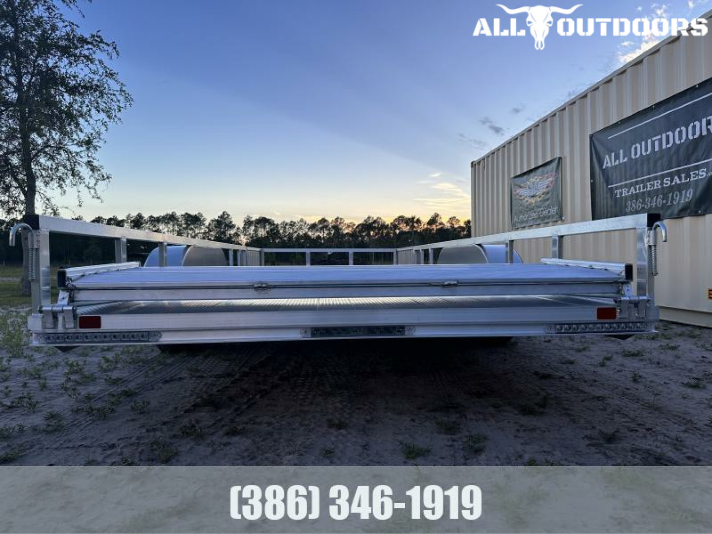 New 2026 H&H Trailers H8220TRSAV-070 (82" x 20' 7k) ATV Trailer