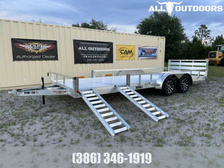 New 2026 H&H Trailers H8220TRSAV-070 (82" x 20' 7k) ATV Trailer