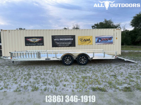 New 2026 H&H Trailers H8220TRSAV-070 (82" x 20' 7k) ATV Trailer