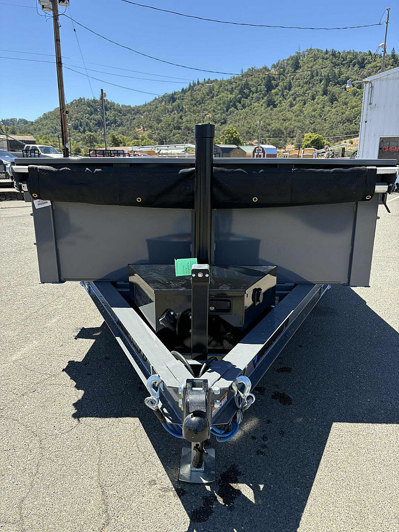 New 2025 Diamond C Trailers MDT206 77X12 LOW PROFILE 12K Dump Trailer CEMENT GRAY