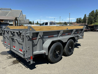 New 2025 Diamond C Trailers MDT206 77X12 LOW PROFILE 12K Dump Trailer CEMENT GRAY