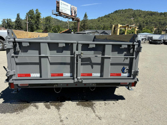 New 2025 Diamond C Trailers MDT206 77X12 LOW PROFILE 12K Dump Trailer CEMENT GRAY