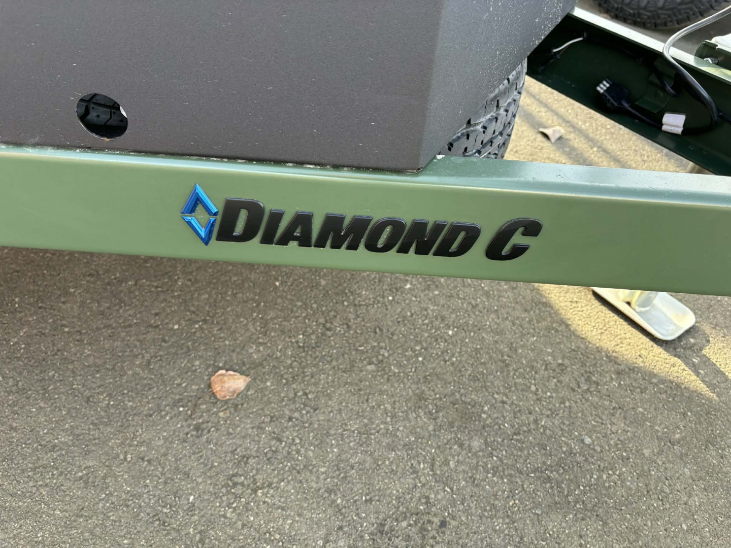 New UTILITY TRAILER 2026 Diamond C PSA135 3500 GVWR 12' X 83" MILITARY GREEN