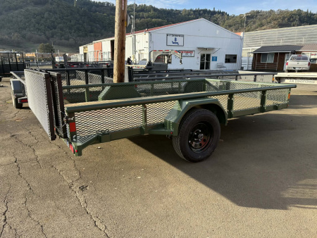 New UTILITY TRAILER 2026 Diamond C PSA135 3500 GVWR 12' X 83" MILITARY GREEN
