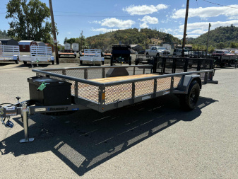 New 2025 DIAMOND C TRAILERS PSA106 14' X 83" 6K CEMENT GRAY Utility Trailer