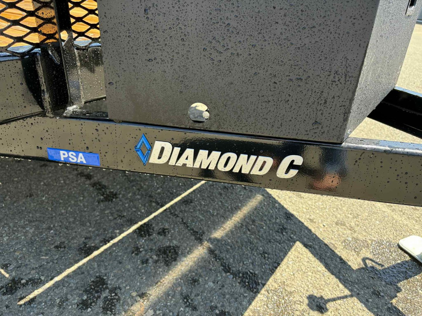 New 2025 Diamond C Trailers PSA135 77" X 10' Utility Trailer ONYX BLACK