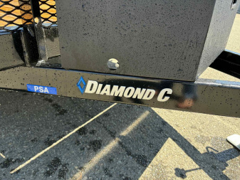 New 2025 Diamond C Trailers PSA135 77" X 10' Utility Trailer ONYX BLACK