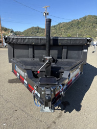 New 2025 Diamond C LPT207 82X14 LOW PROFILE 14K Dump Trailer METALLIC GRAY