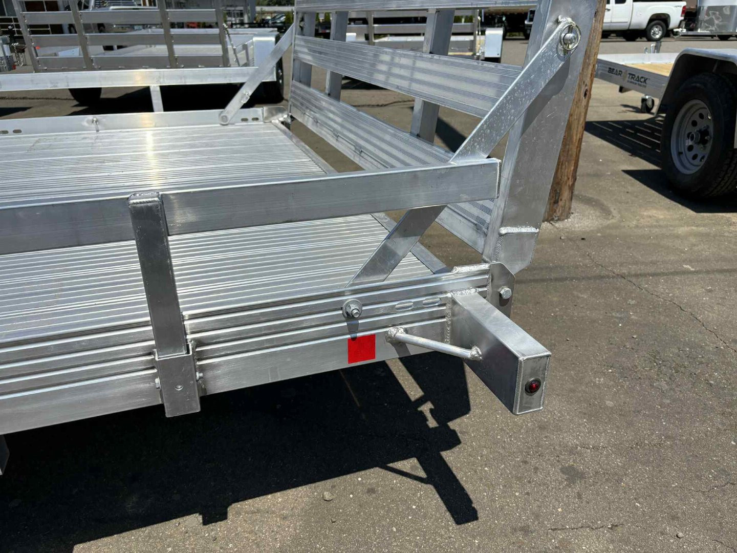 New 2025 Bear Track 80" x 15' ALUMINUM Utility Trailer 4400# BRAKE AXLE