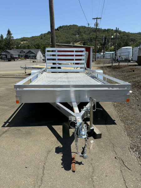 New 2025 Bear Track 80" x 15' ALUMINUM Utility Trailer 4400# BRAKE AXLE