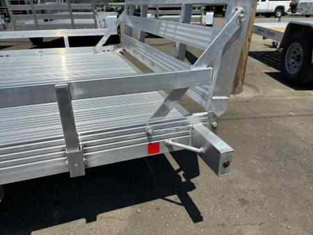 New 2025 Bear Track 80" x 15' ALUMINUM Utility Trailer 4400# BRAKE AXLE