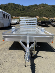 New 2025 Bear Track 80" x 14' ALUMINUM Utility Trailer