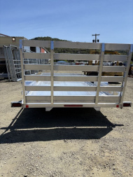 New 2025 Bear Track 80" x 14' ALUMINUM Utility Trailer