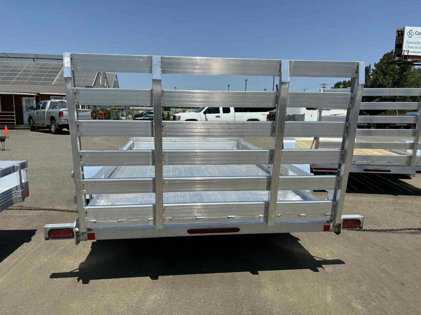 New 2025 Bear Track 76" x 12' ALUMINUM Utility Trailer