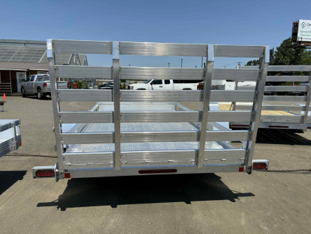 New 2025 Bear Track 76" x 12' ALUMINUM Utility Trailer