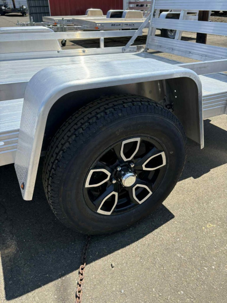 New 2025 Bear Track 76" x 12' ALUMINUM Utility Trailer