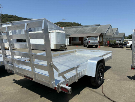 New 2025 Bear Track 76" x 12' ALUMINUM Utility Trailer