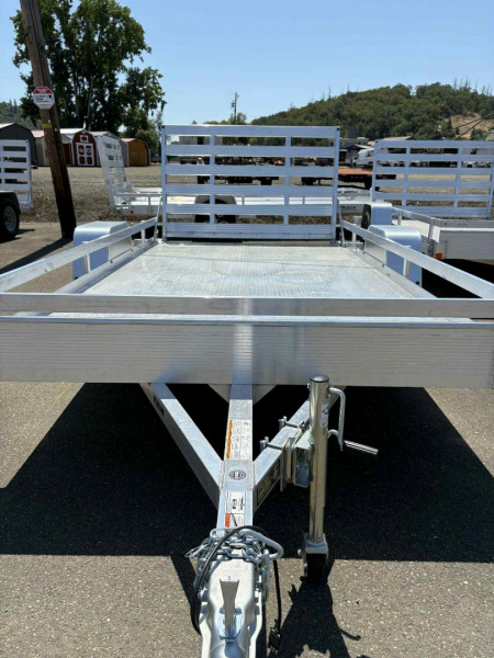 New 2025 Bear Track 76" x 12' ALUMINUM Utility Trailer