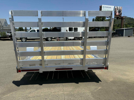 New 2025 Bear Track 80" x 14' ALUMINUM Utility Trailer