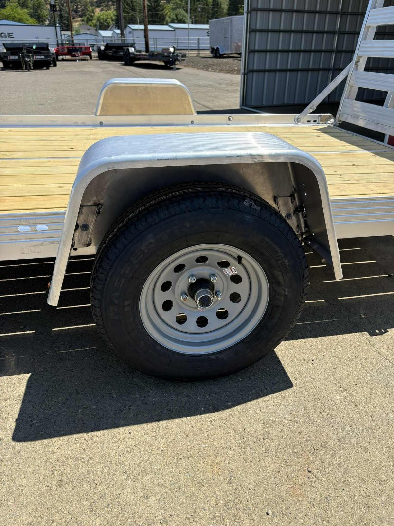 New 2025 Bear Track 76" x 12' ALUMINUM Utility Trailer