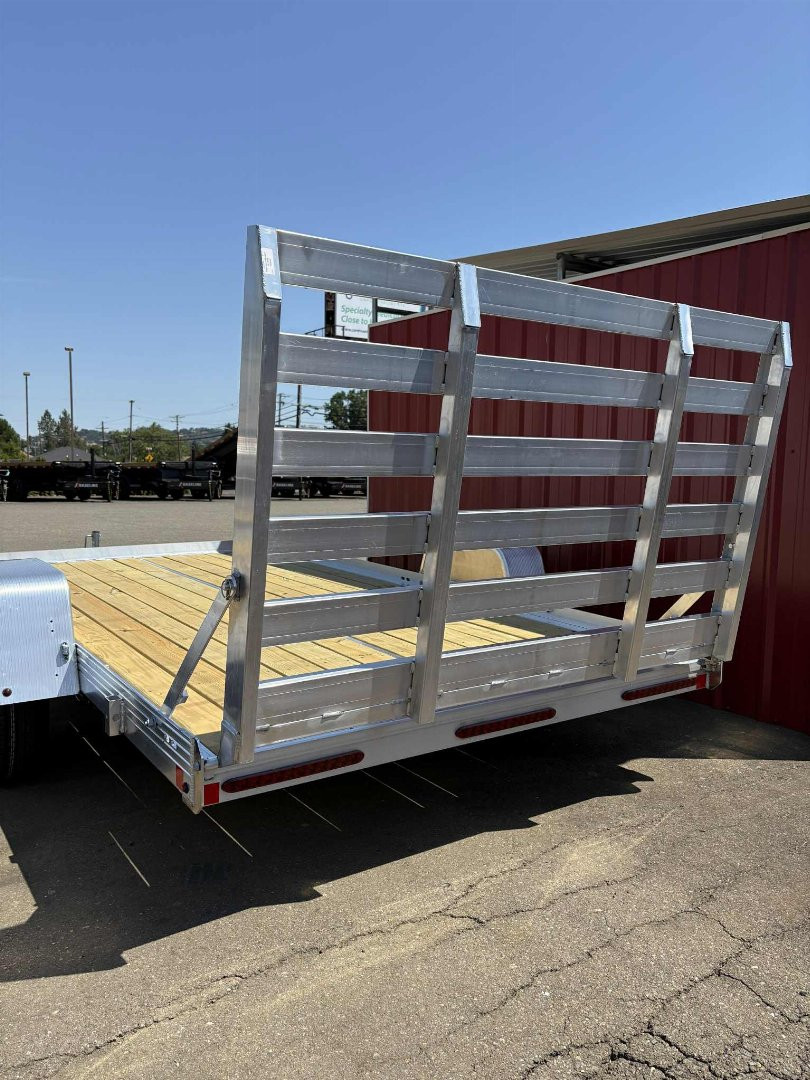 New 2025 Bear Track 76" x 12' ALUMINUM Utility Trailer