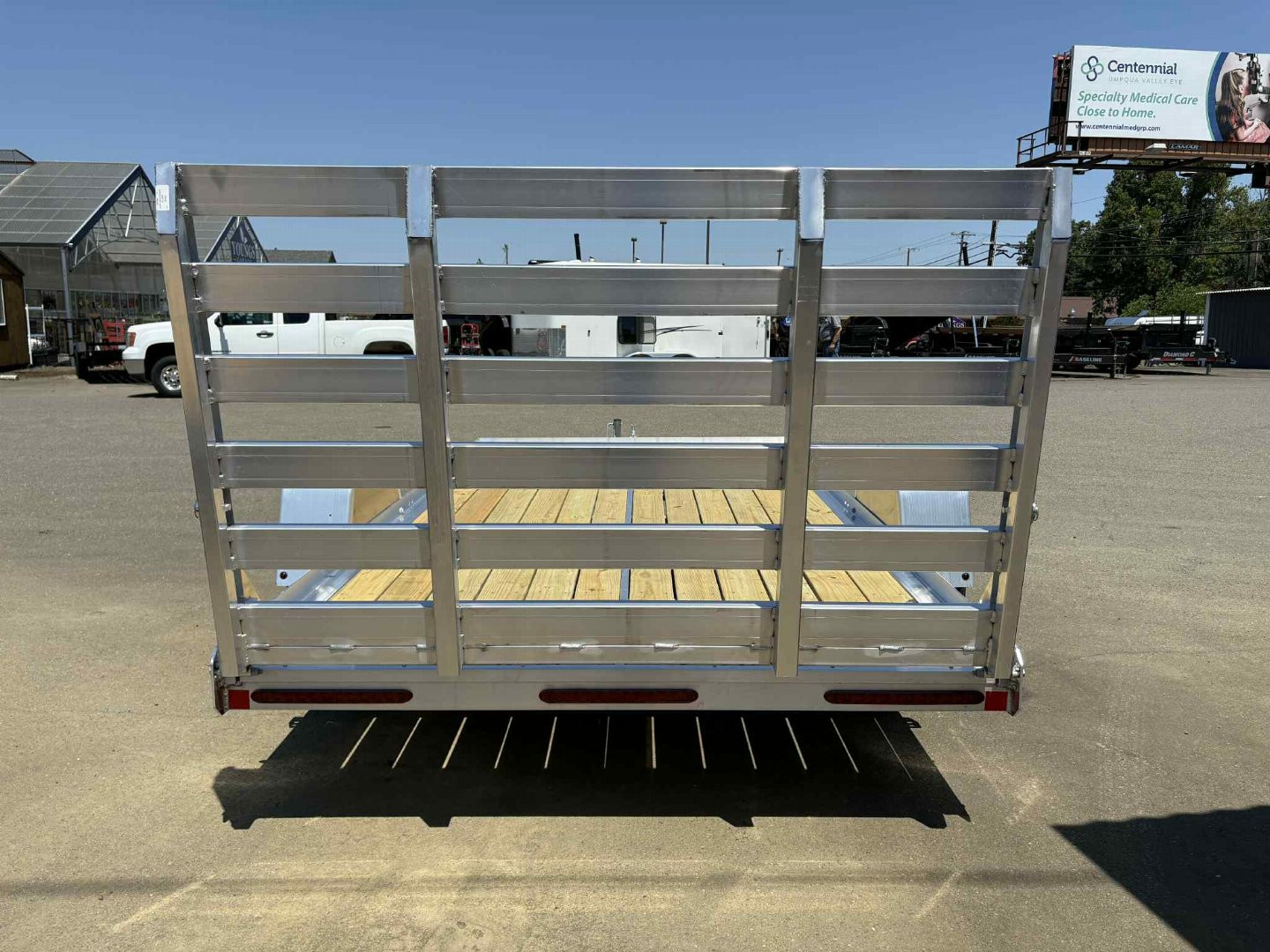 New 2025 Bear Track 76" x 12' ALUMINUM Utility Trailer