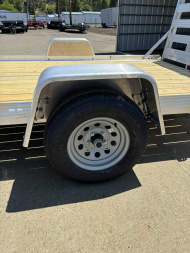 New 2025 Bear Track 76" x 12' ALUMINUM Utility Trailer