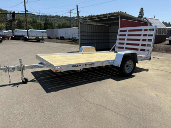 New 2025 Bear Track 76" x 12' ALUMINUM Utility Trailer