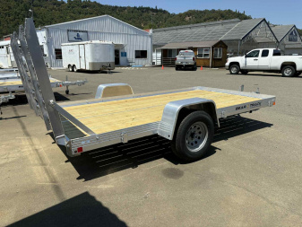 New 2025 Bear Track 76  x 12' ALUMINUM Utility Trailer