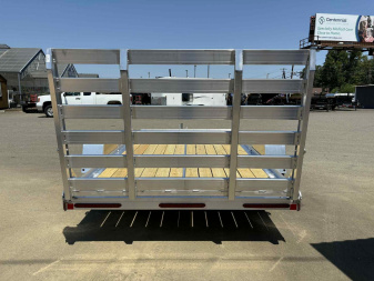 New 2025 Bear Track 76" x 12' ALUMINUM Utility Trailer