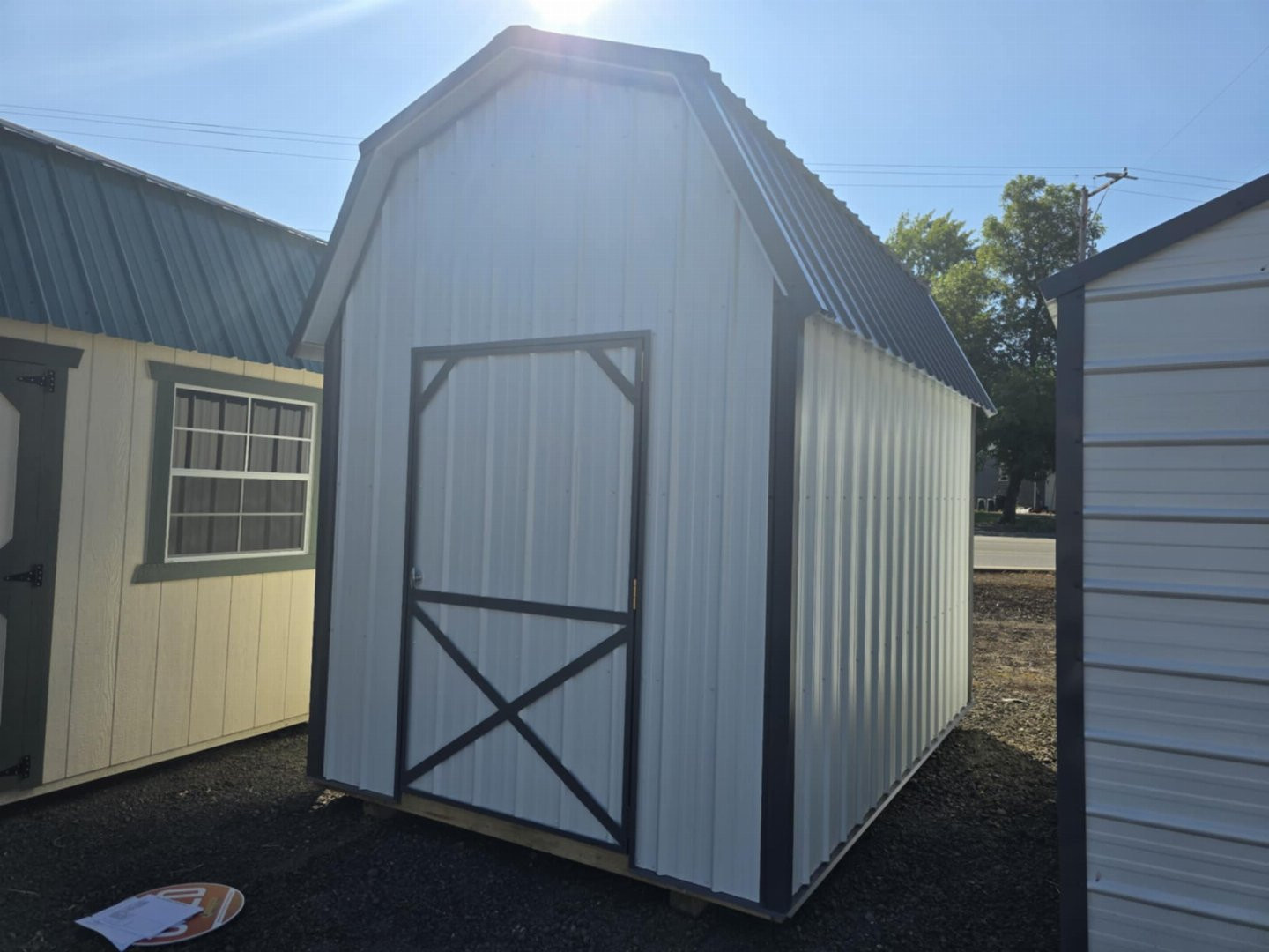 New 2025 OLD HICKORY WLBX 8X12 METAL SIDING BARN