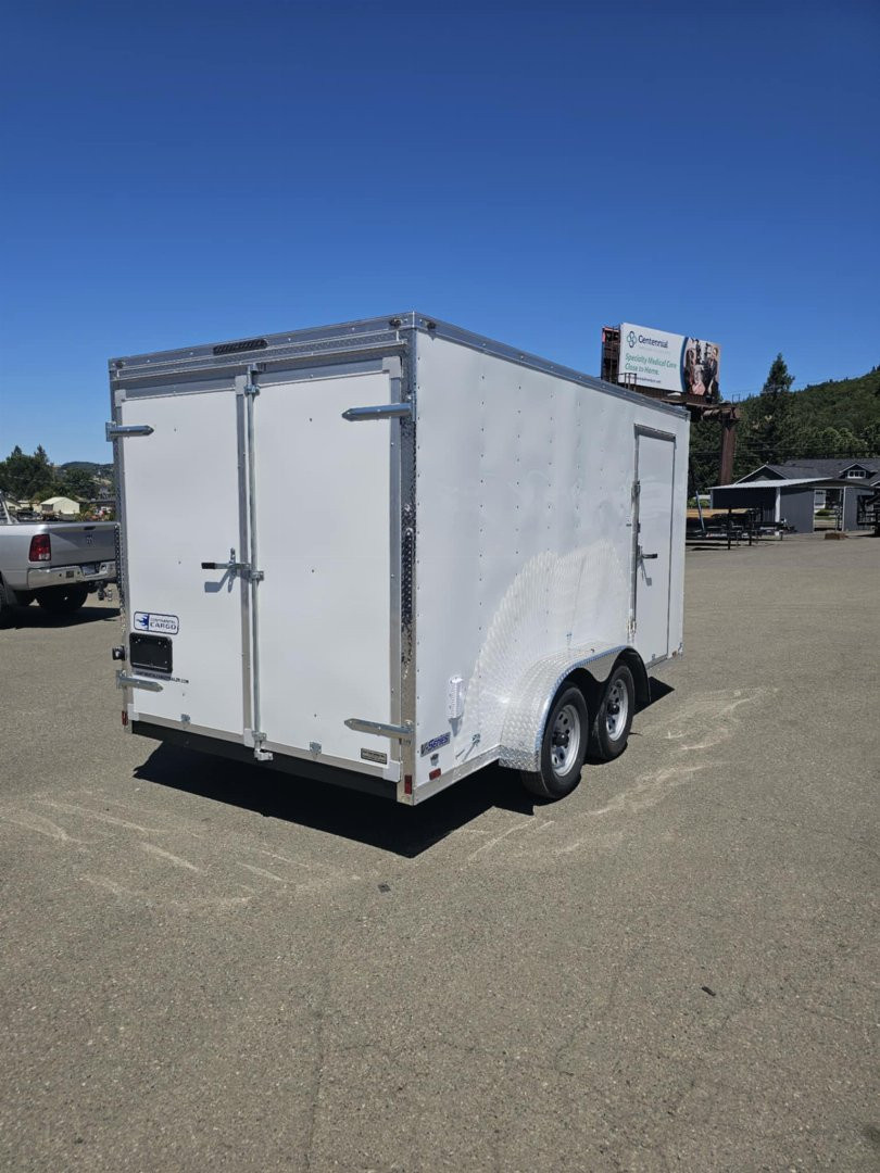 New ENCLOSED CARGO 2026 CONTINENTAL CARGO VHW714TA2 7x14 TRAILER WHITE