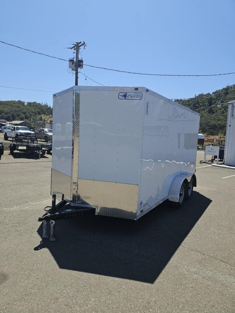New ENCLOSED CARGO 2026 CONTINENTAL CARGO VHW714TA2 7x14 TRAILER WHITE