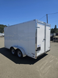 New ENCLOSED CARGO 2026 CONTINENTAL CARGO VHW714TA2 7x14 TRAILER WHITE