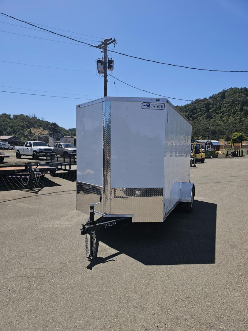 New ENCLOSED CARGO 2026 CONTINENTAL VHW612SA TRAILER 6X12 WHITE