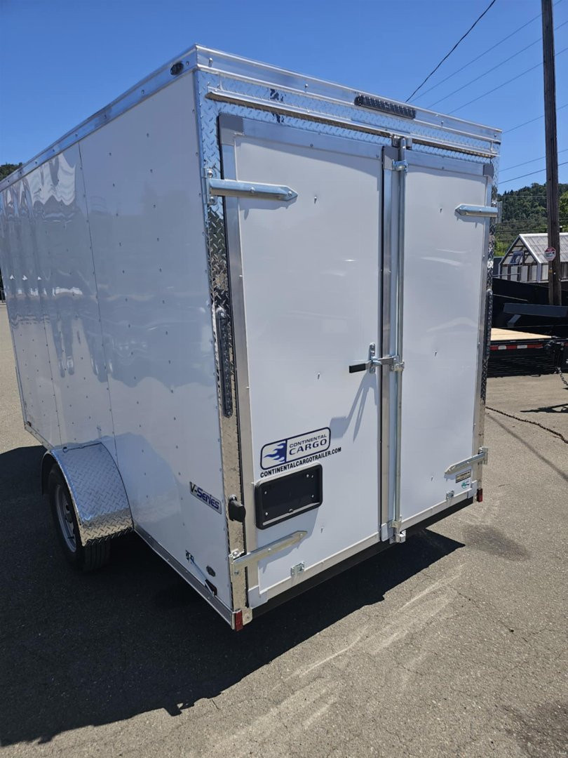 New ENCLOSED CARGO 2026 CONTINENTAL VHW612SA TRAILER 6X12 WHITE