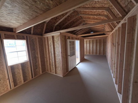 New 2025 Old Hickory 12x28 WLCPHX CENTER PORCH PACKAGE BARN SHED