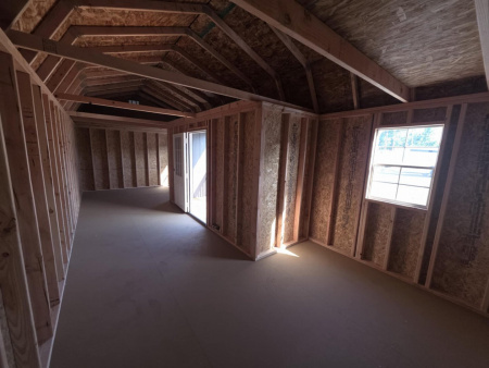 New 2025 Old Hickory 12x28 WLCPHX CENTER PORCH PACKAGE BARN SHED