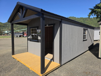 New 2025 Old Hickory WPH 12X28 Playhouse Utility Shed front porch