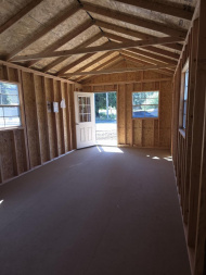 New 2025 Old Hickory WPH 12X28 Playhouse Utility Shed front porch